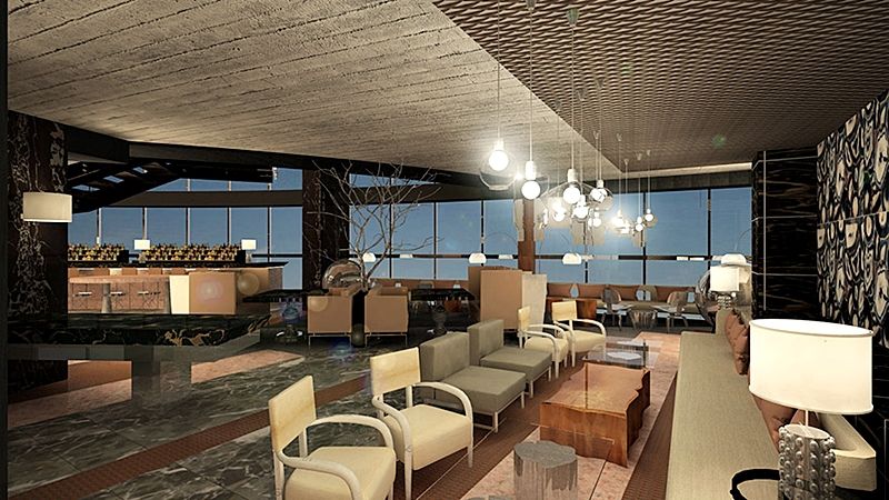 Hotel Las Americas Golden Tower Panama Экстерьер фото The interior of the lounge